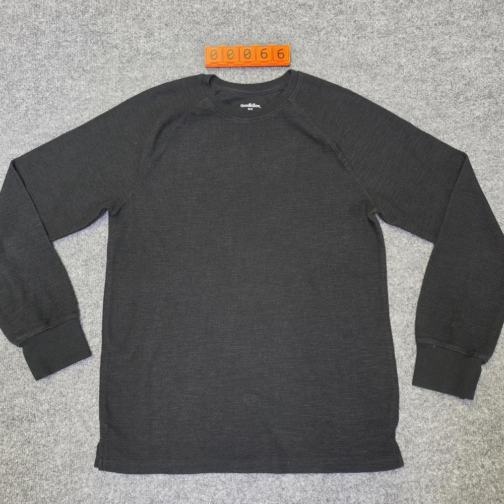 Goodfellow & Co. Black Thermal Long Sleeve Shirt Size M